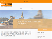 Tablet Screenshot of fair-metall.de